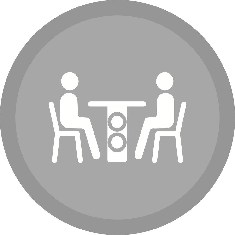 Family Dinner Icon Design vector