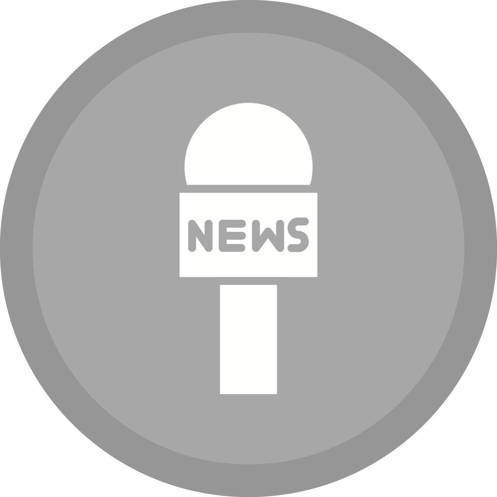 News Microphone Icon Design vector