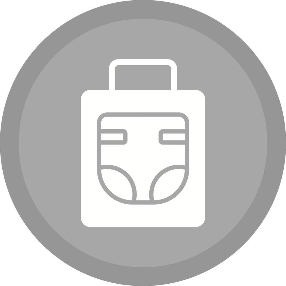 Diaper Bag Icon Design vector