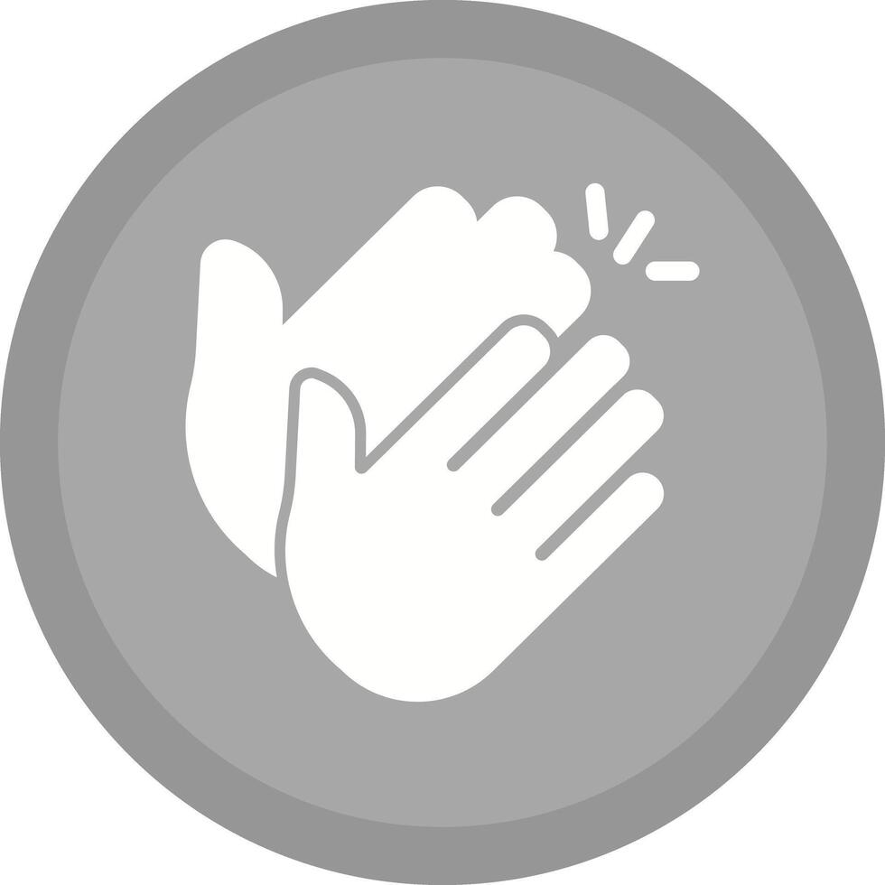Clapping Hands Icon Design vector