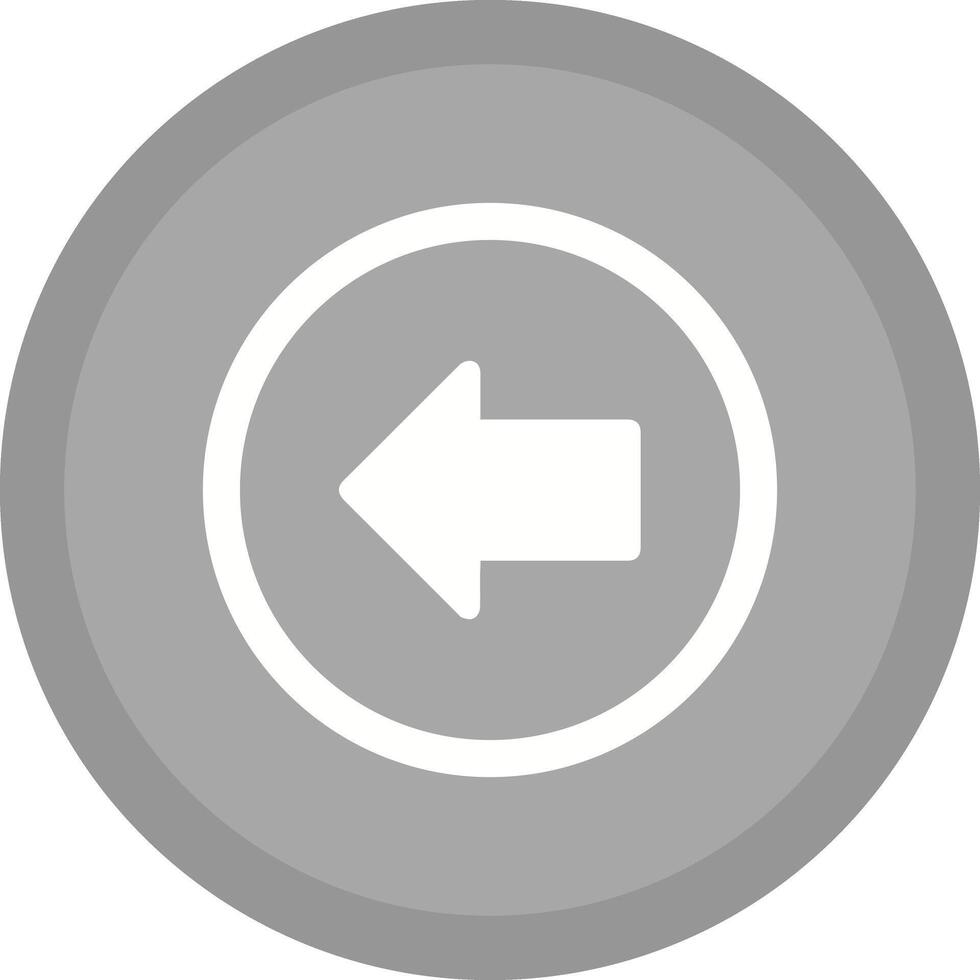 Left Arrow Icon Design vector