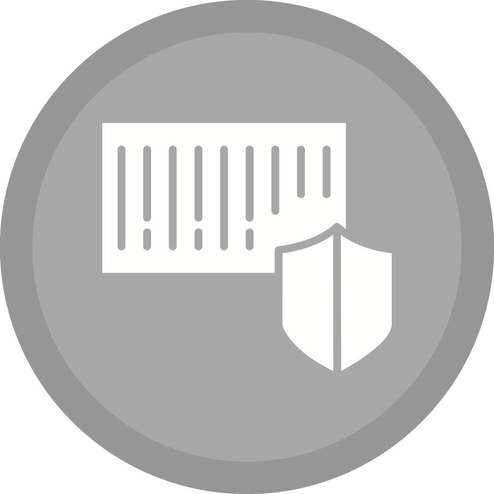 Barcode Security Icon Design vector