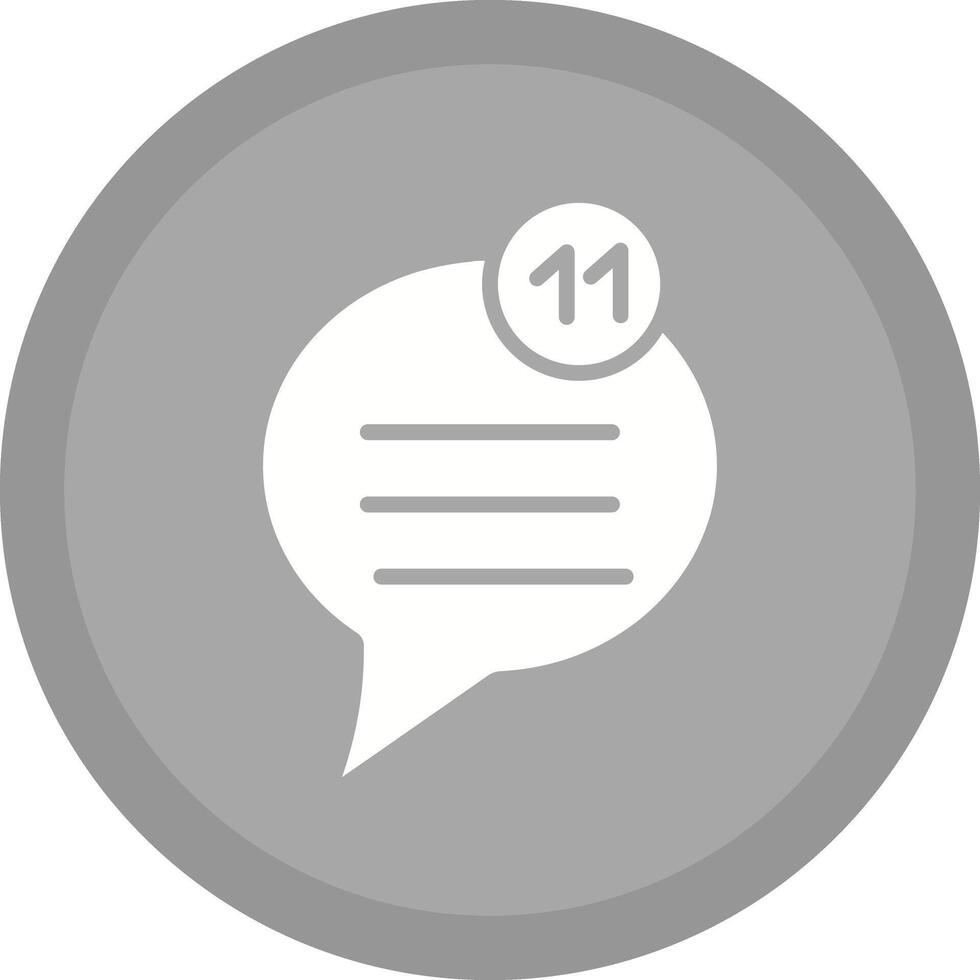 Unread Message Icon Design vector