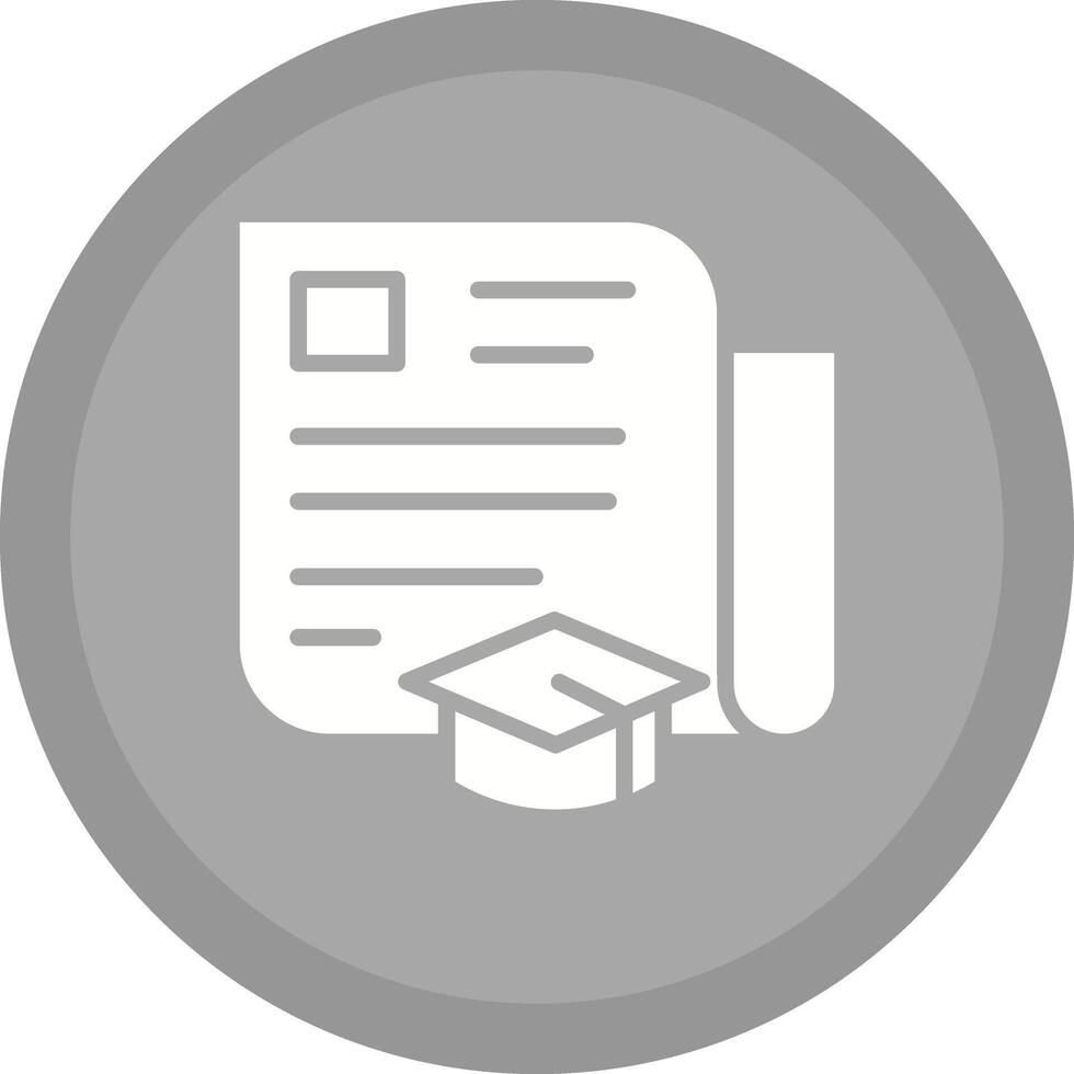 Journalism Education Icon Design vector