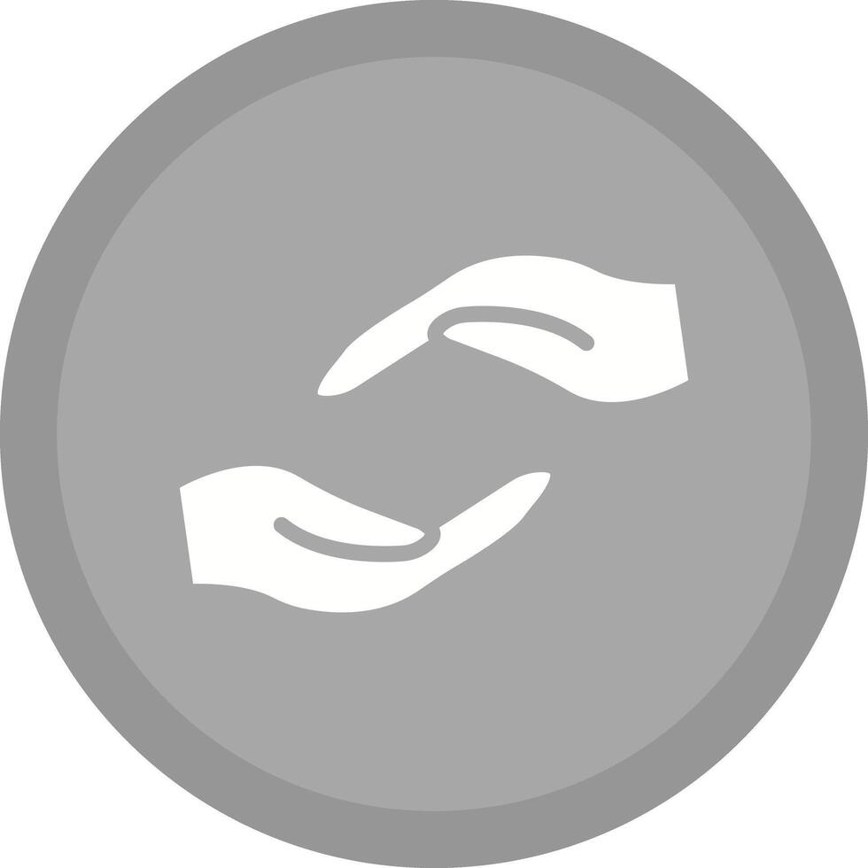 Supportive Hand Icon Design vector