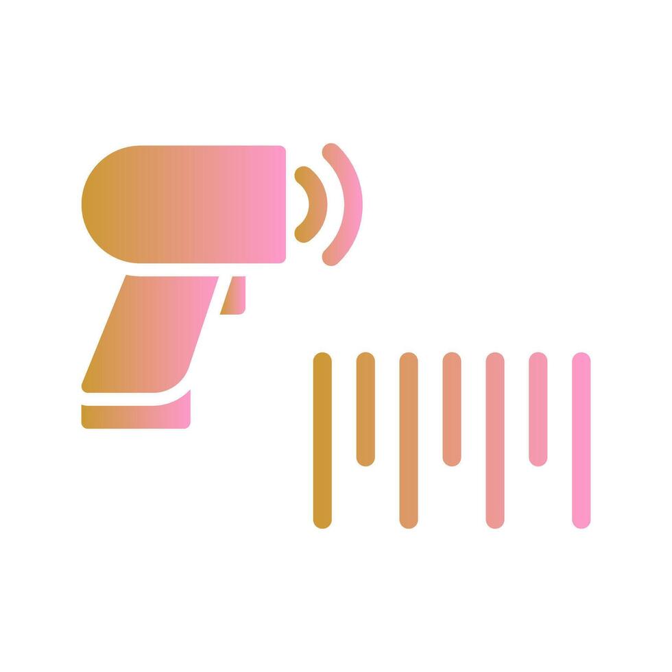 Barcode Scanner Icon Design vector