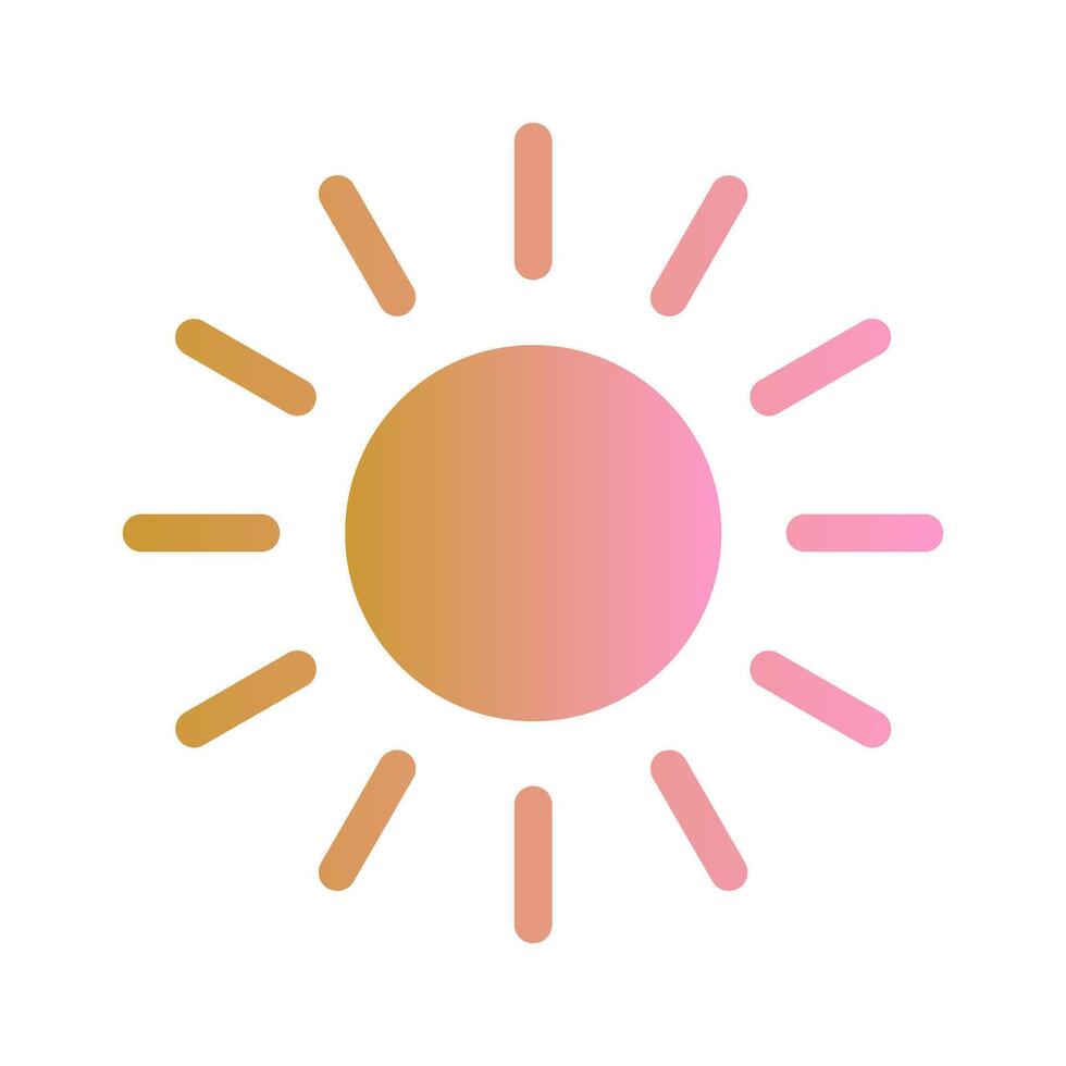 Sun Icon Design vector