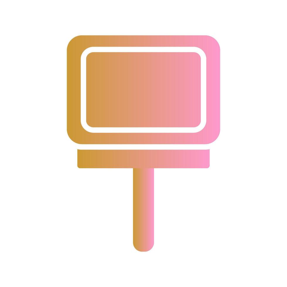 Billboard Icon Design vector