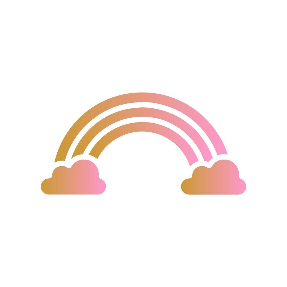 Rainbow Icon Design vector