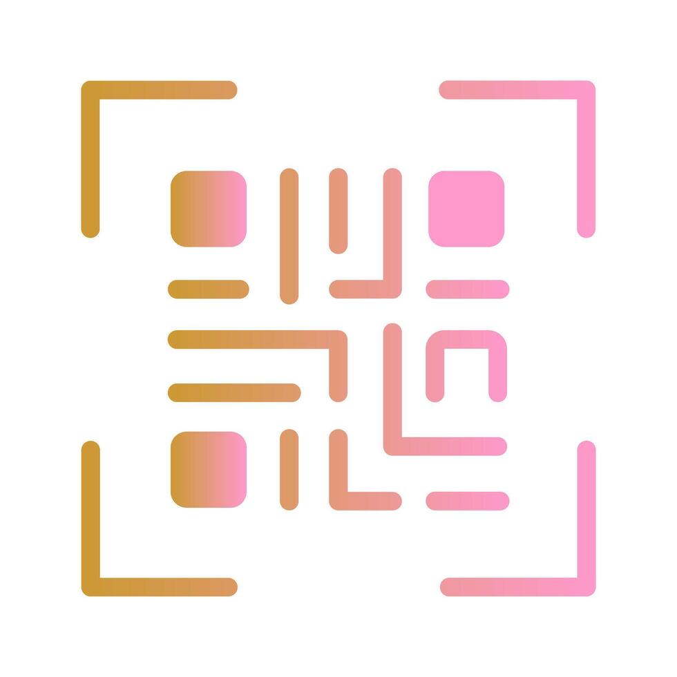 qr código generador icono diseño vector