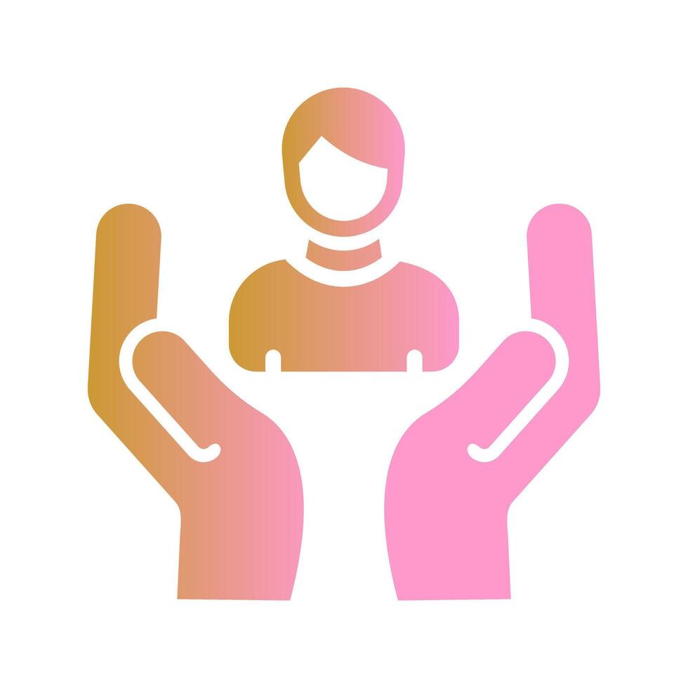 Employee Insurance Icon Design vector