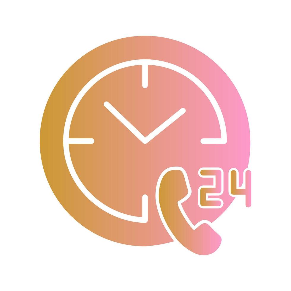Phone Assistance Icon Design vector