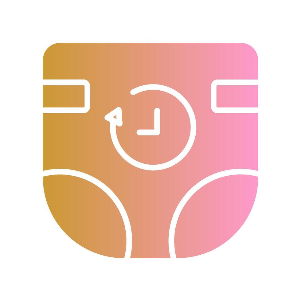 Diaper Duty Icon Design vector