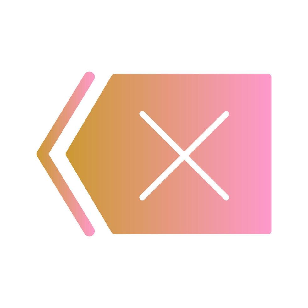 Delete Icon Design vector
