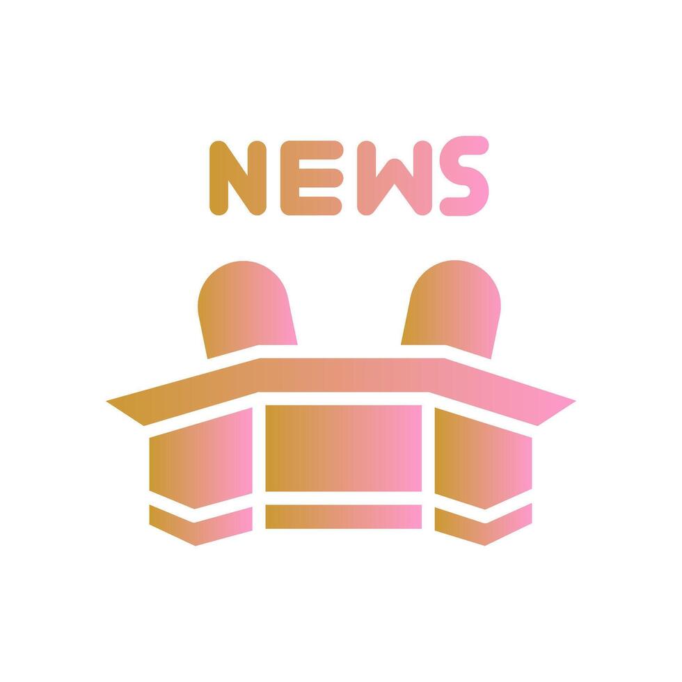 Newsroom Icon Design vector