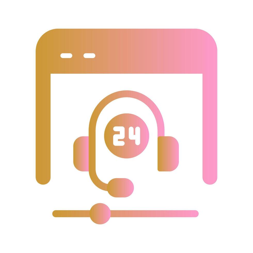 Support Forum Icon Design vector
