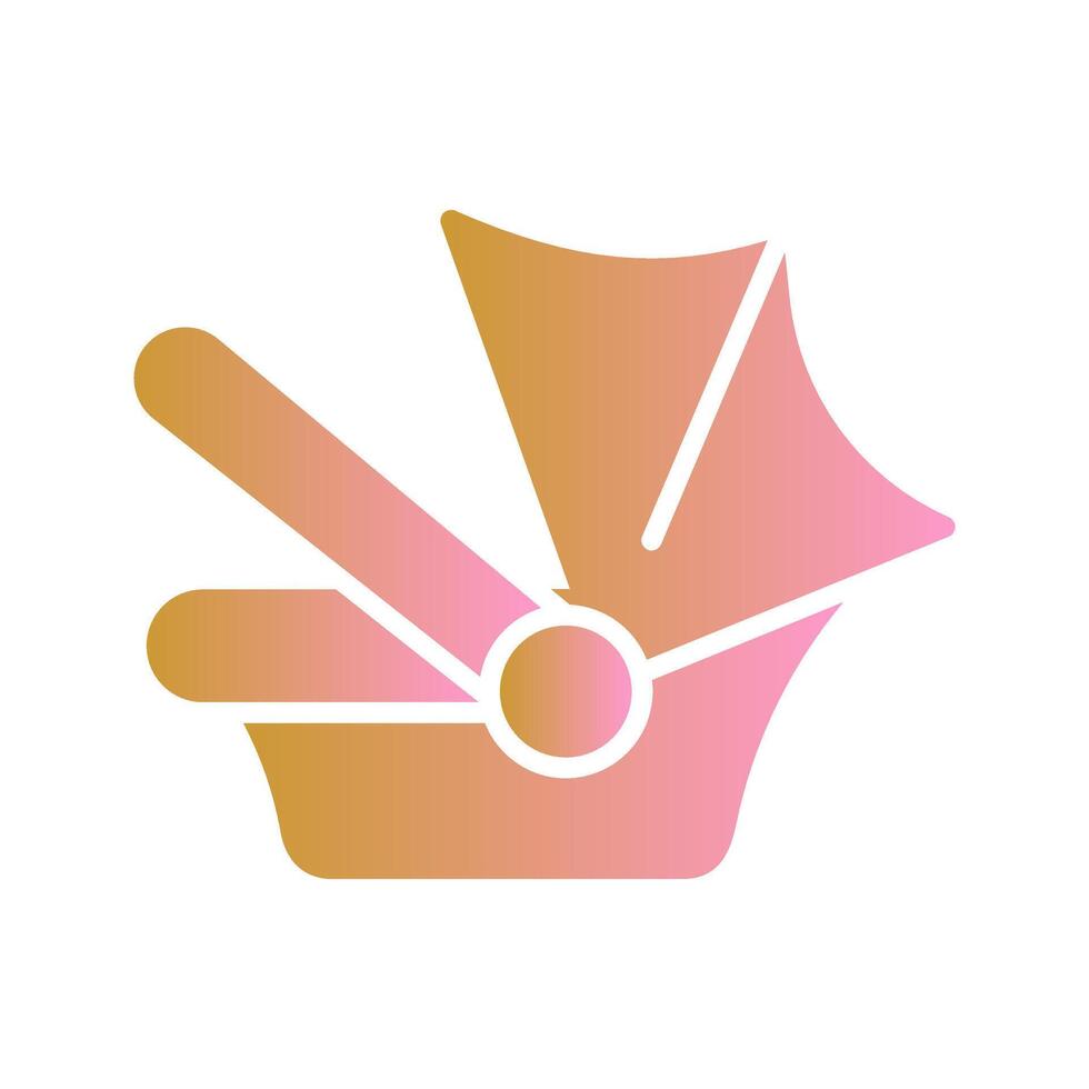 Car Seat Safety Icon Design vector