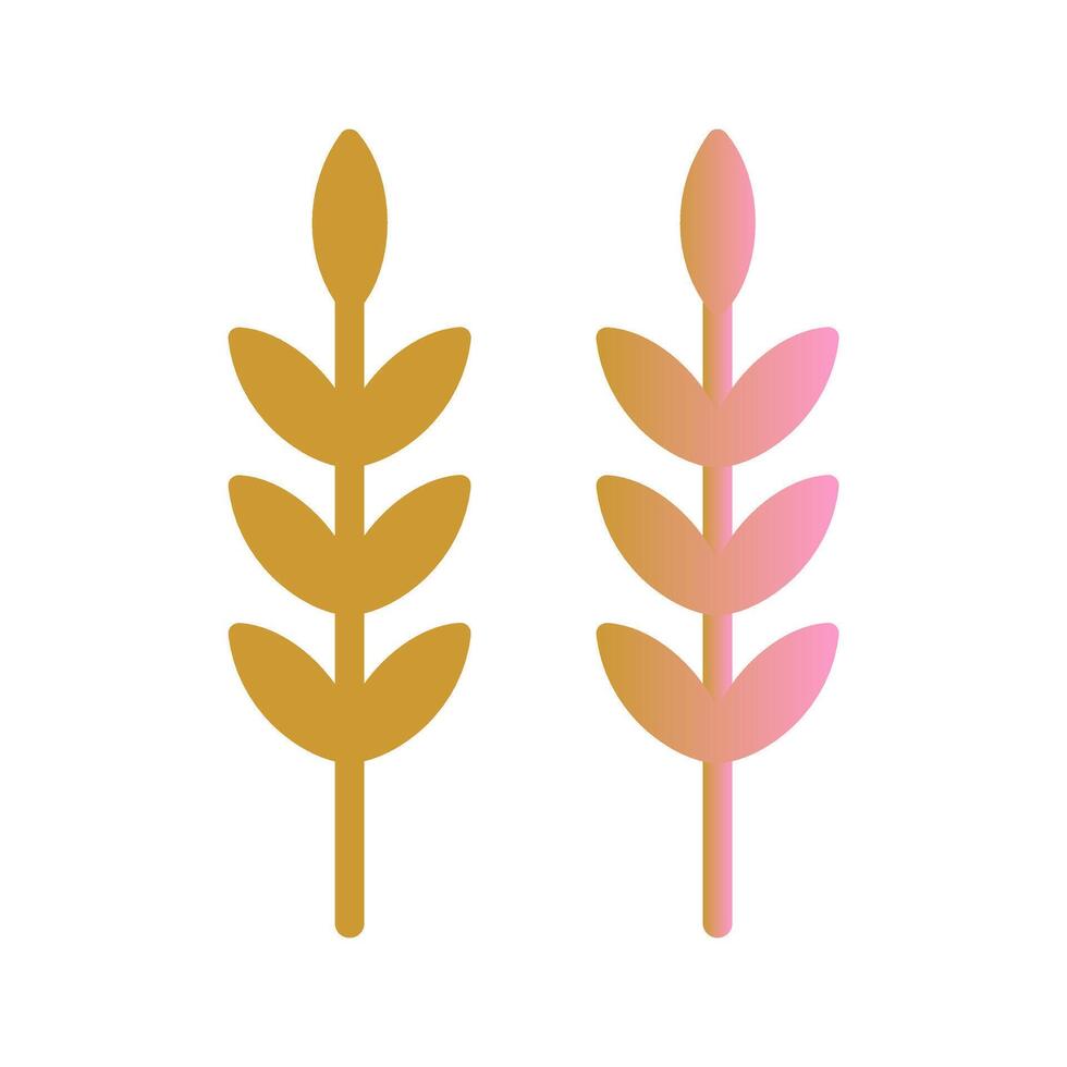 Sheaf of Rice Icon Design vector