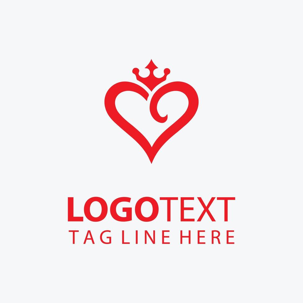 Pure Heart Logo Design vector