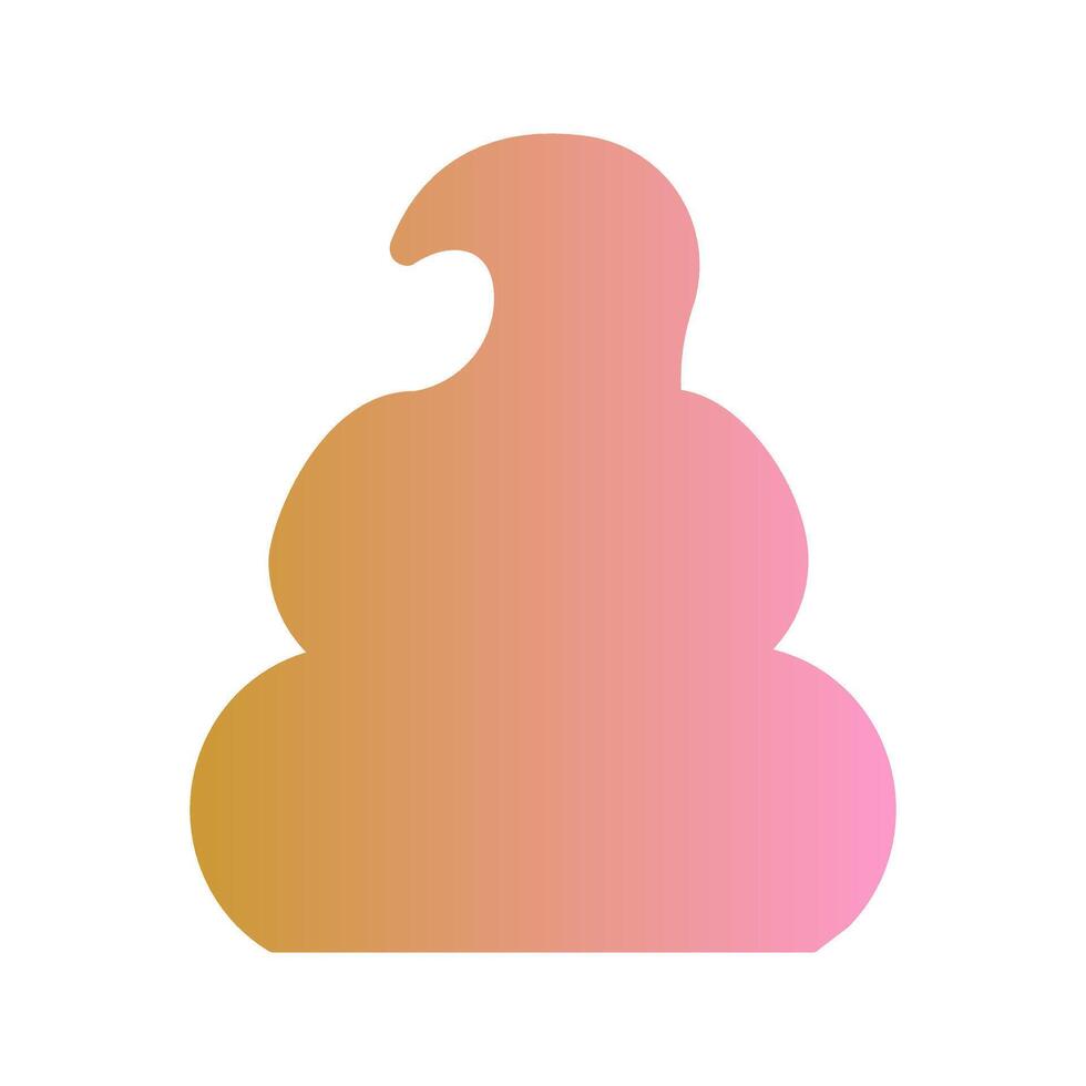 Pile of Poo Icon Design vector