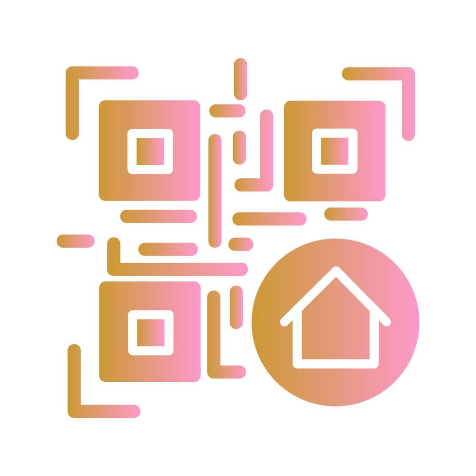 QR Code Menu Icon Design vector