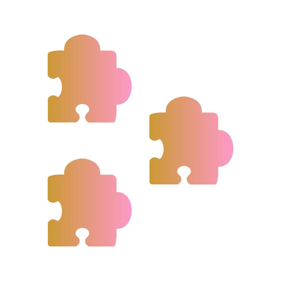 Puzzle Icon Design vector