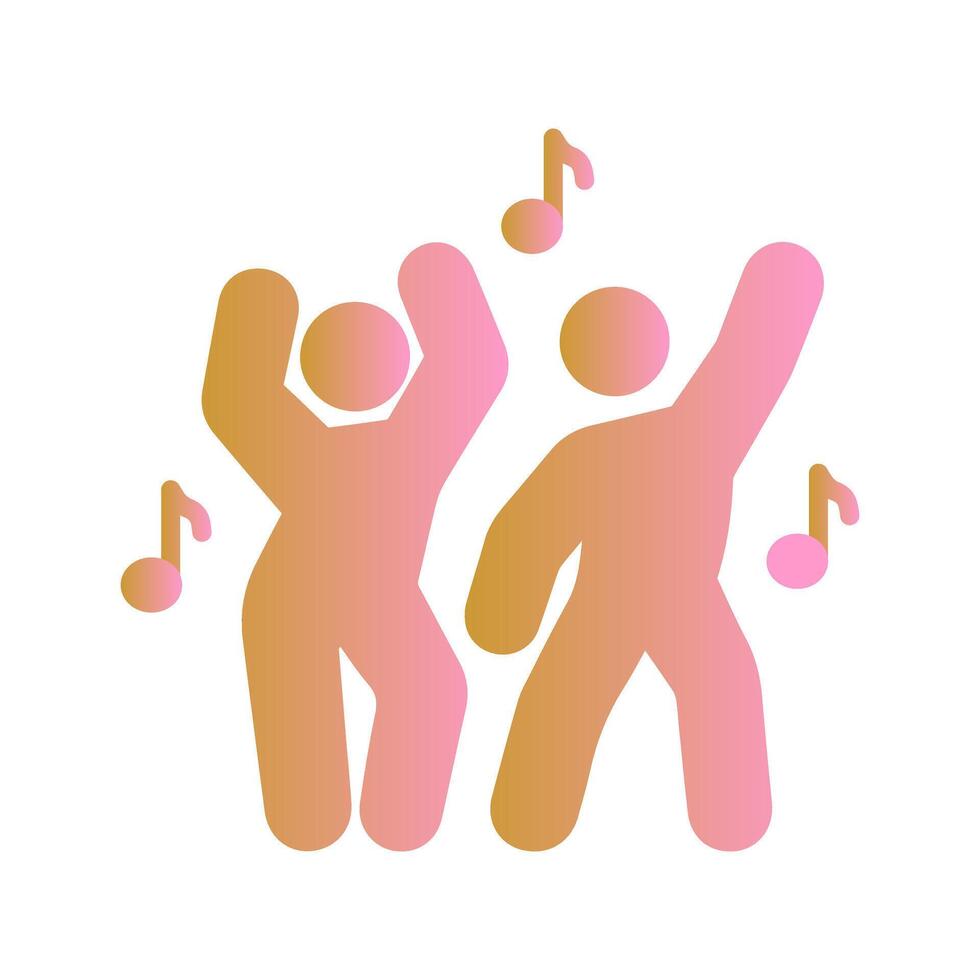 Music and Dance Icon Design vector