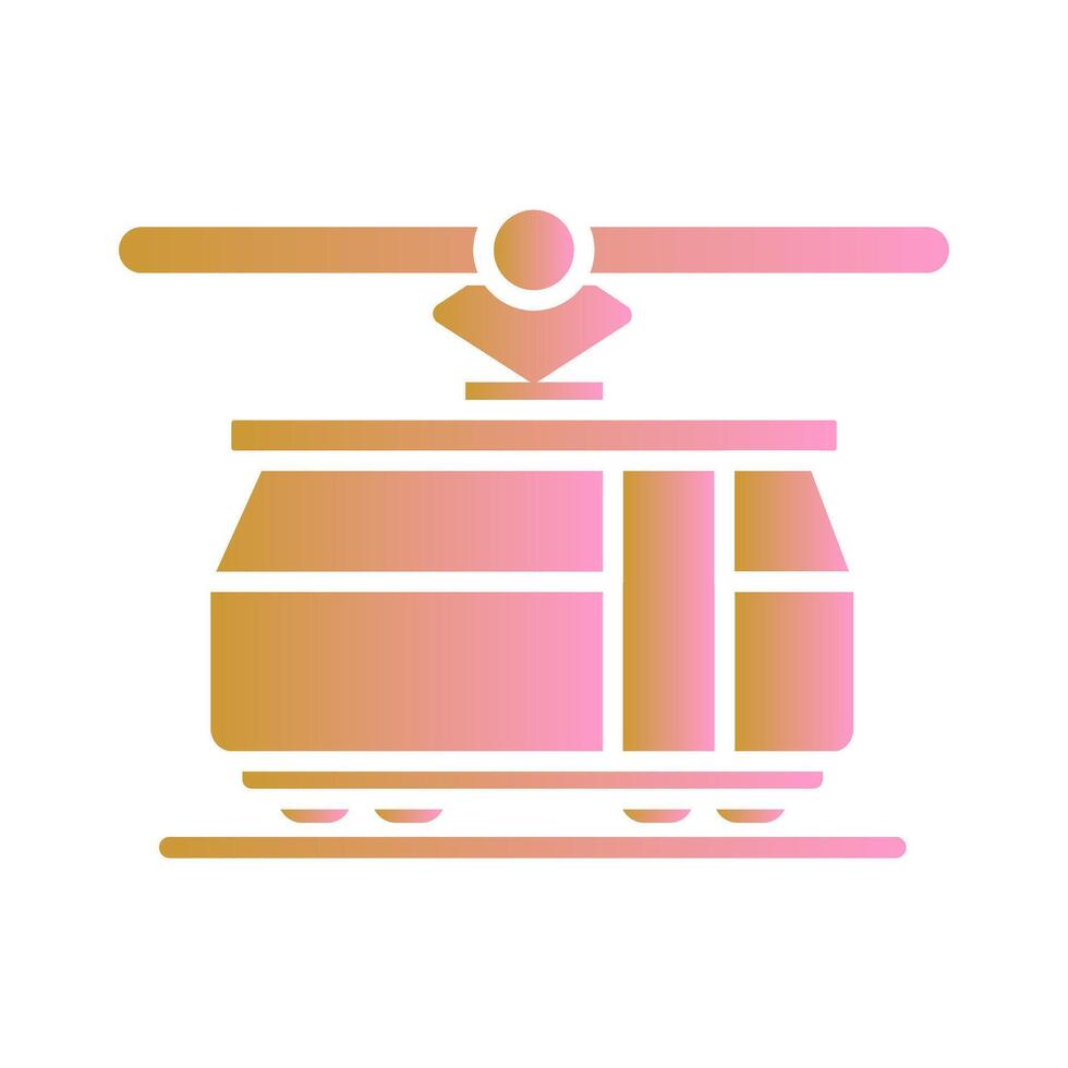 Tram Car Icon Design vector