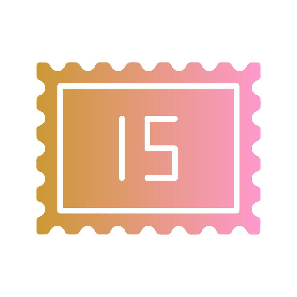 Postage Due Icon Design vector