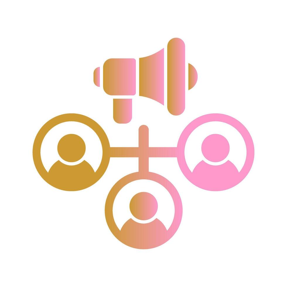 Affiliate Marketing Icon Design vector
