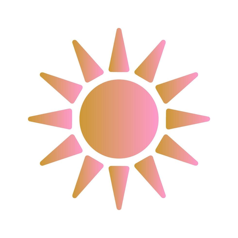 Sun Icon Design vector