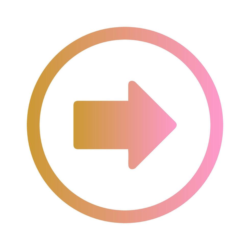 Right Arrow Icon Design vector