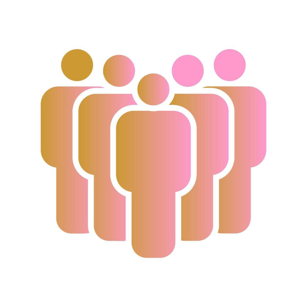 Diversity and Inclusion Icon Design vector