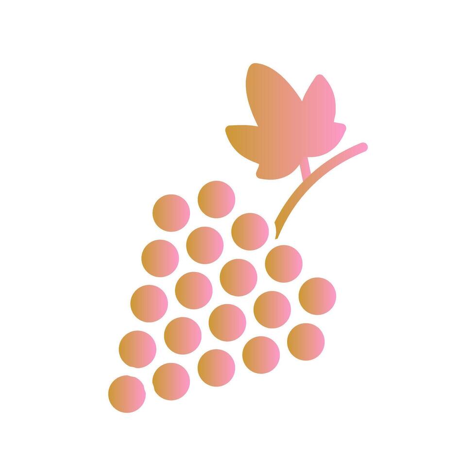 Grapes Icon Design vector