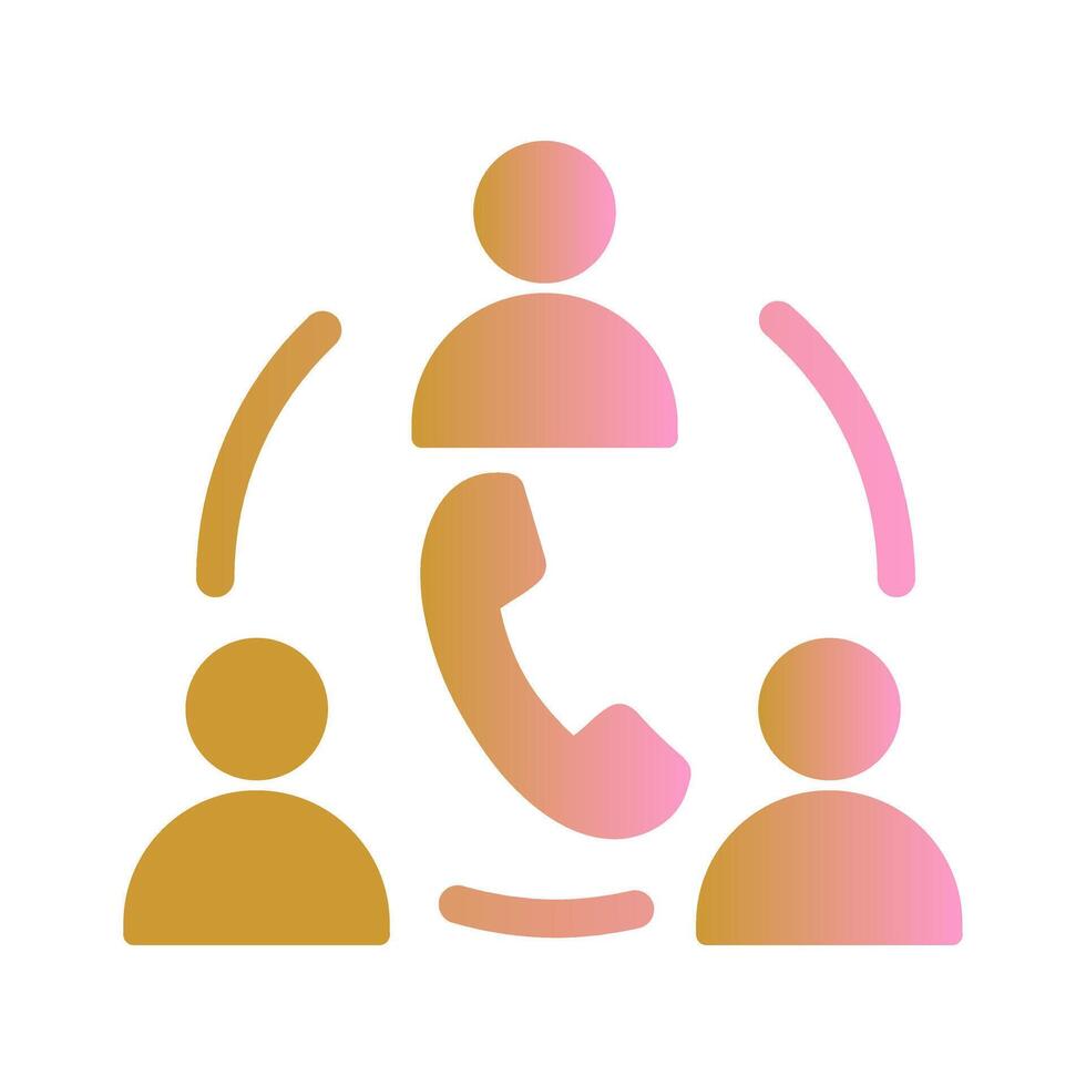 Contact Team Icon Design vector