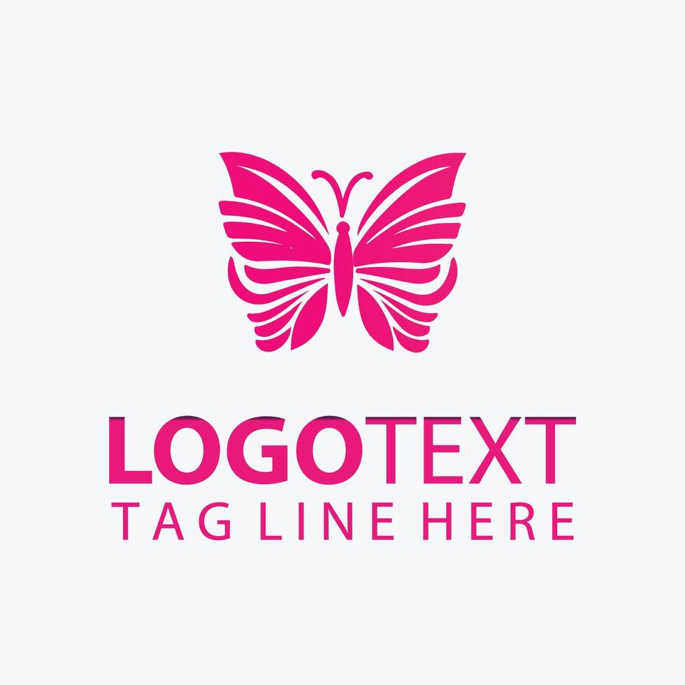 Fluttering Beauty logo vector