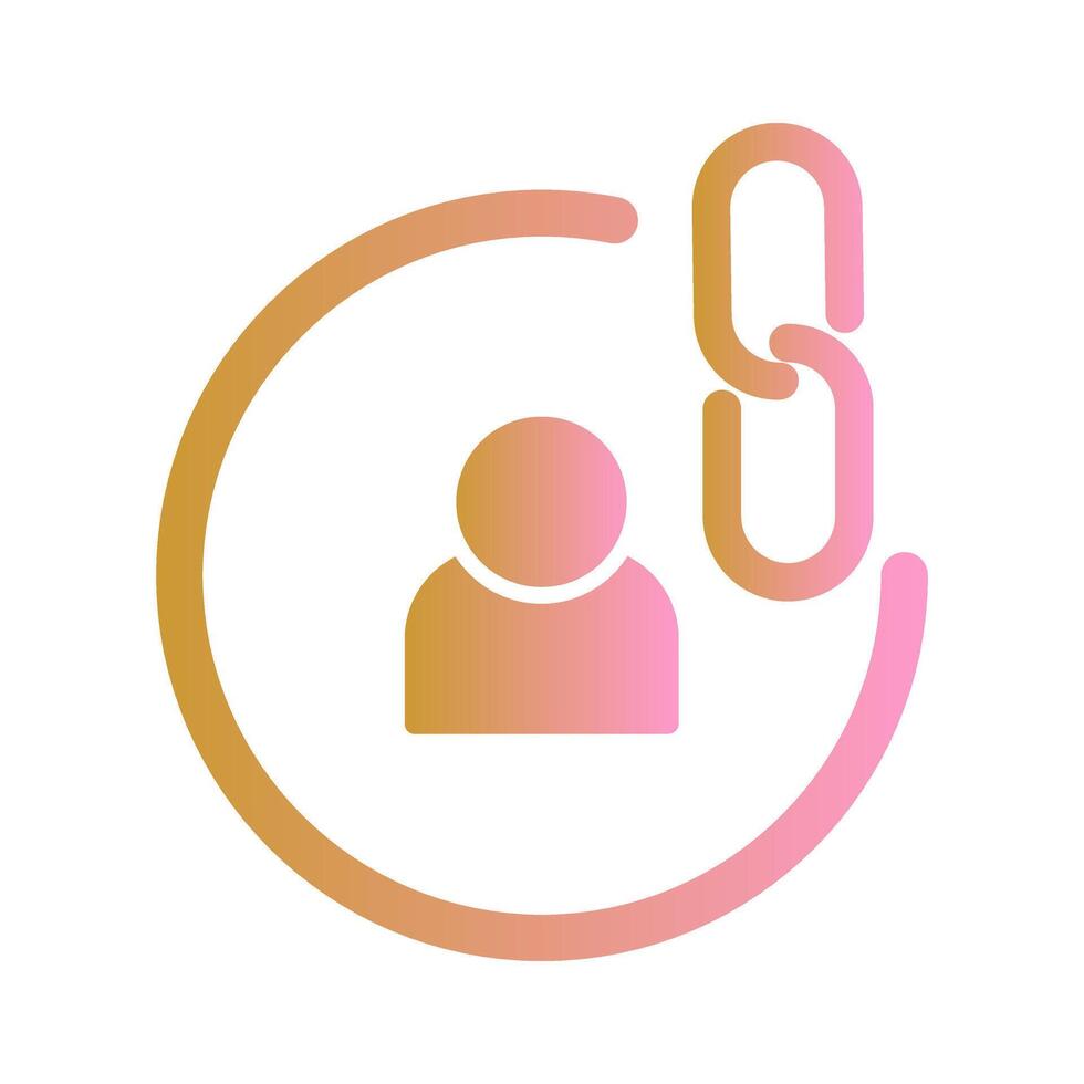 Contact Links Icon Design vector
