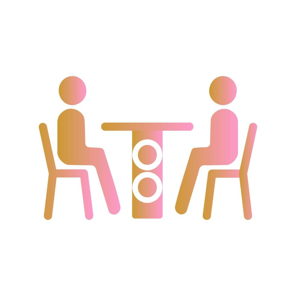 Family Dinner Icon Design vector