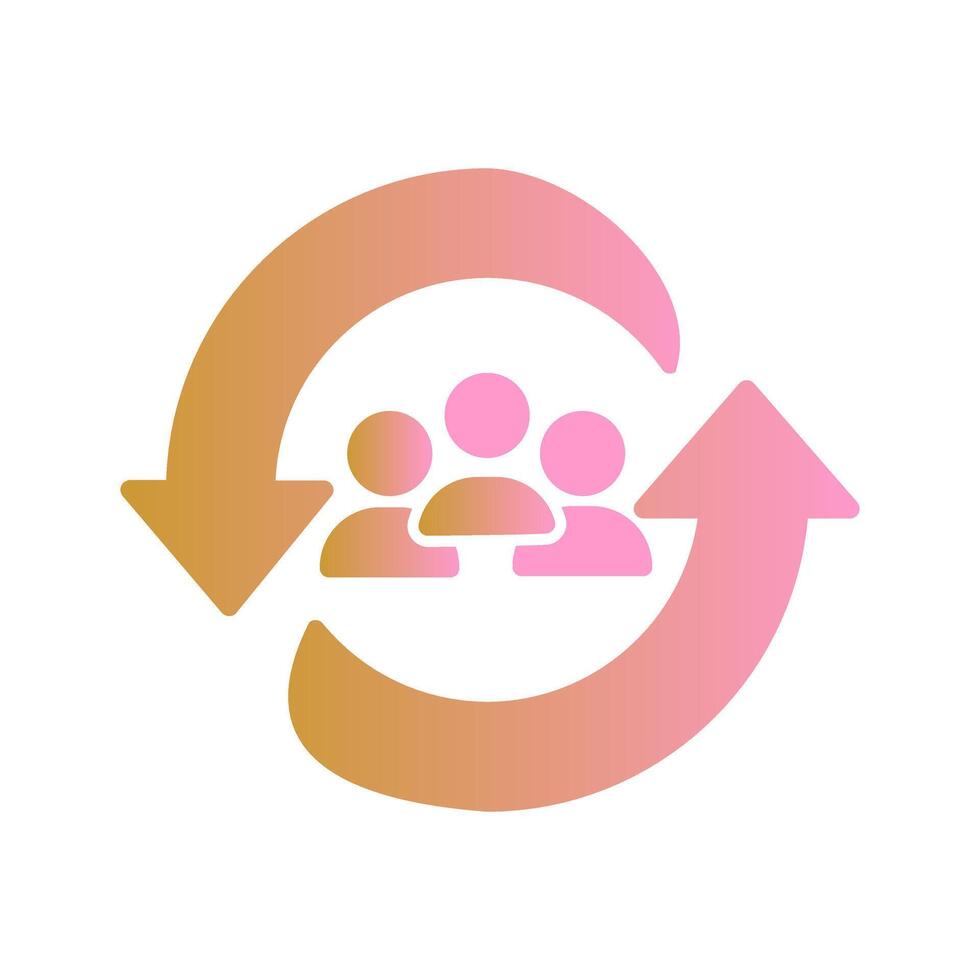 Career Change Icon Design vector