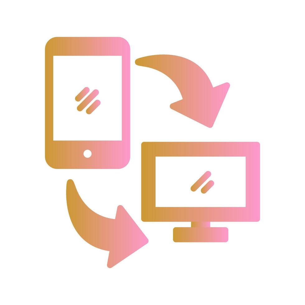 Synchronization Icon Design vector