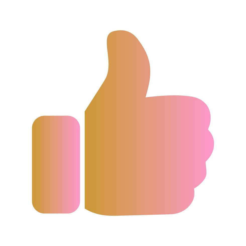Thumbs Up Icon Design vector