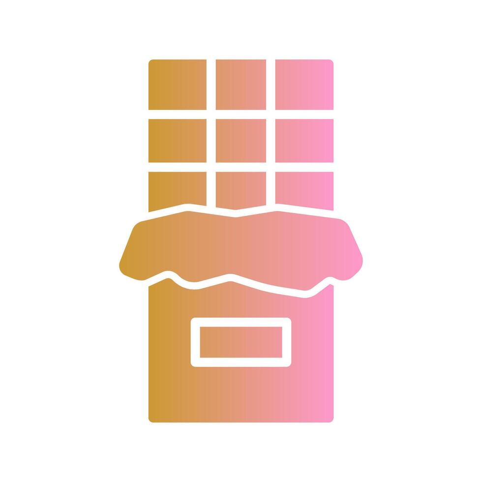 Chocolate Bar Icon Design vector