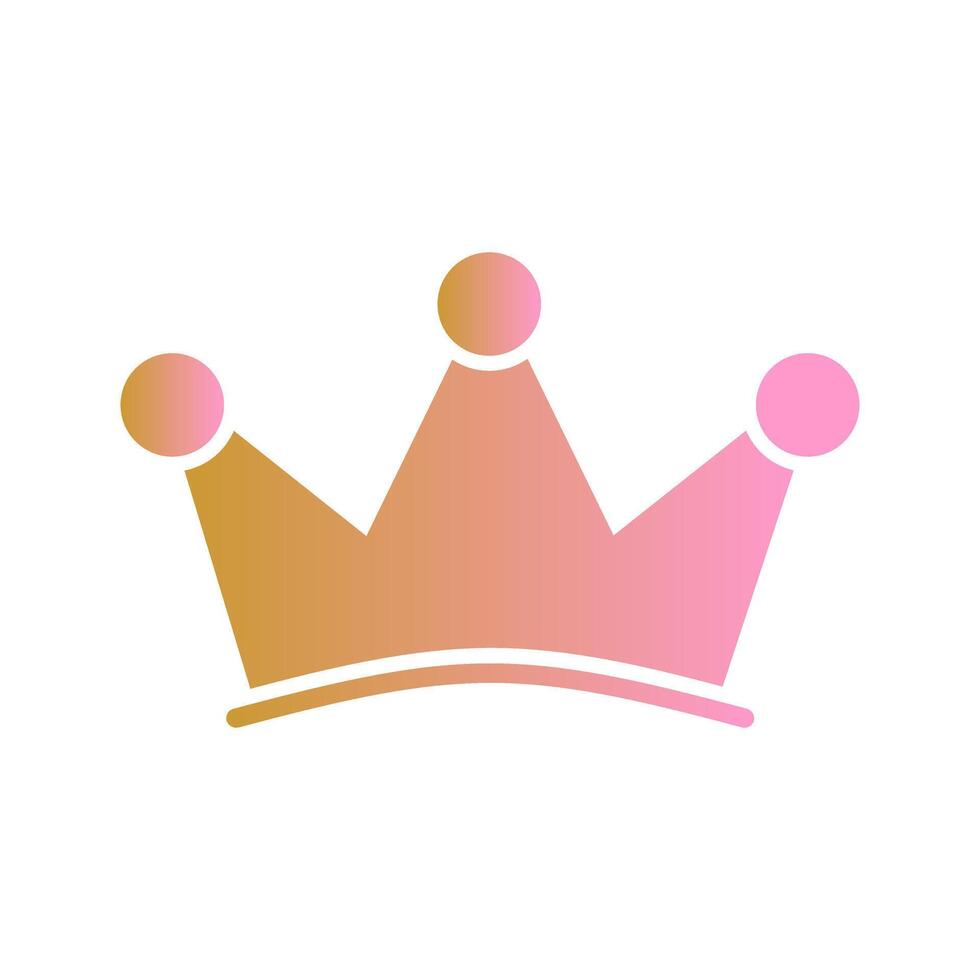 Birthday Crown Icon Design vector