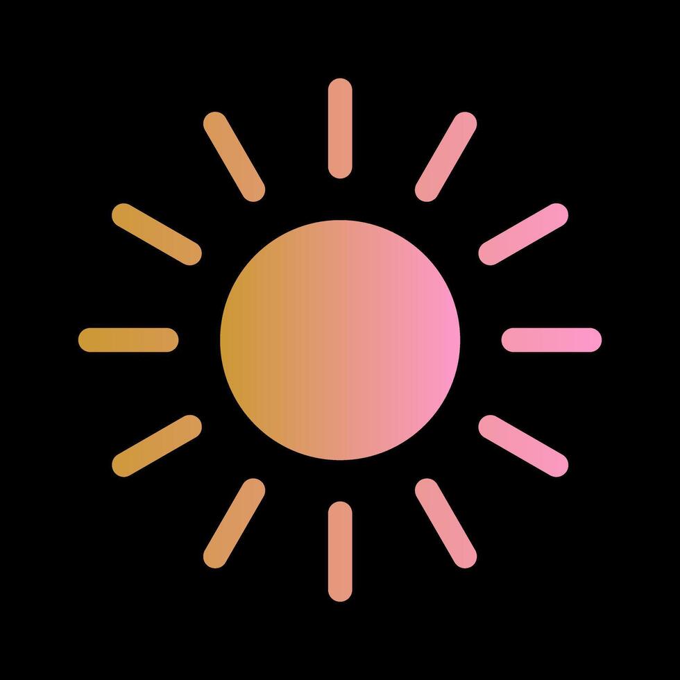 Sun Icon Design vector