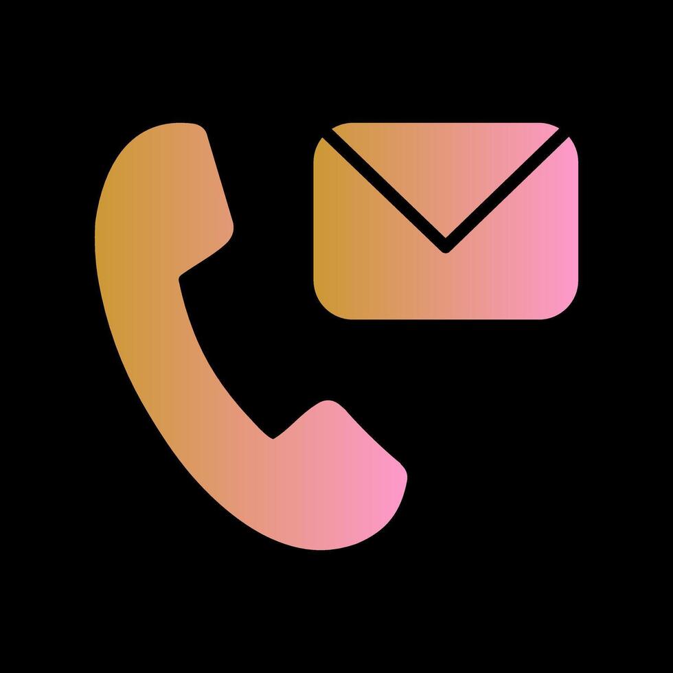 Contact Us Icon Design vector