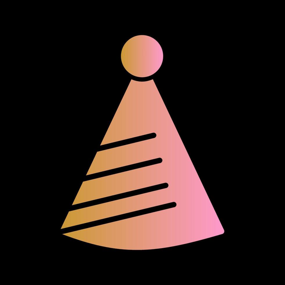 Party Hat Icon Design vector