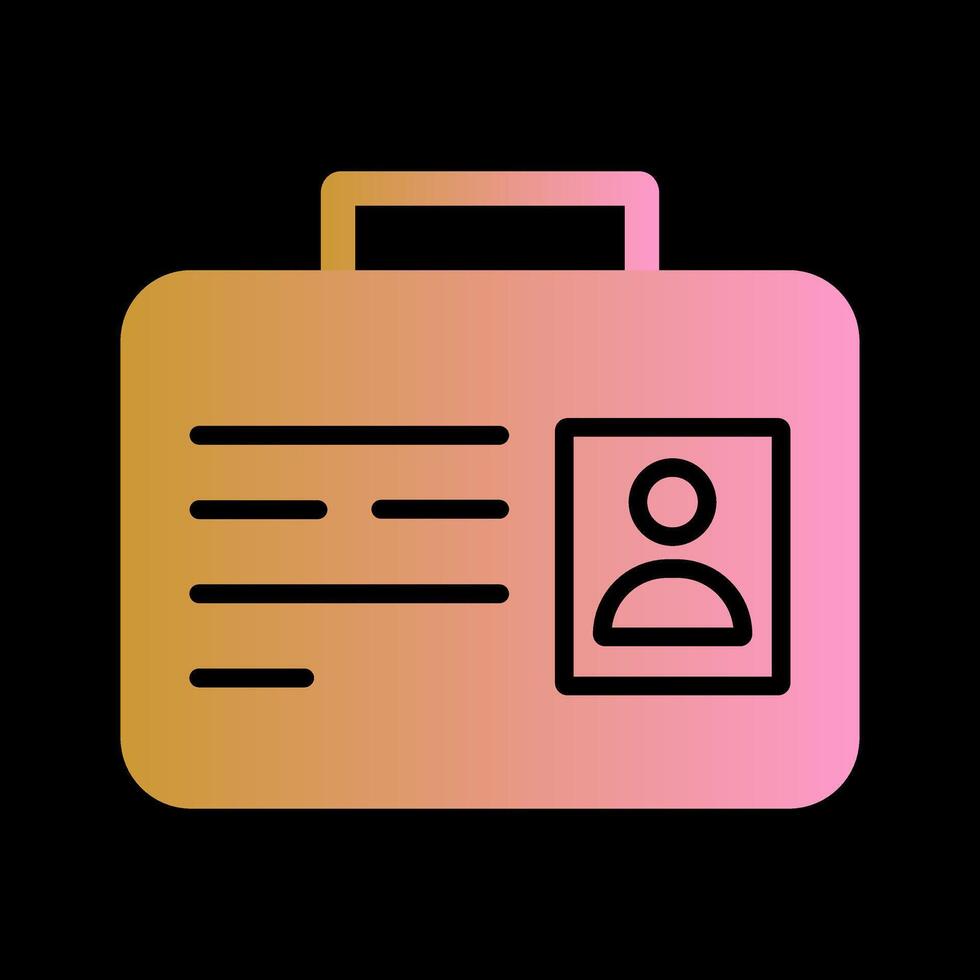 Office Card Icon Design vector