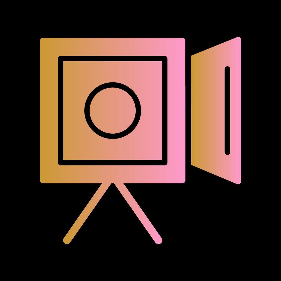 Camera Crew Icon Design vector