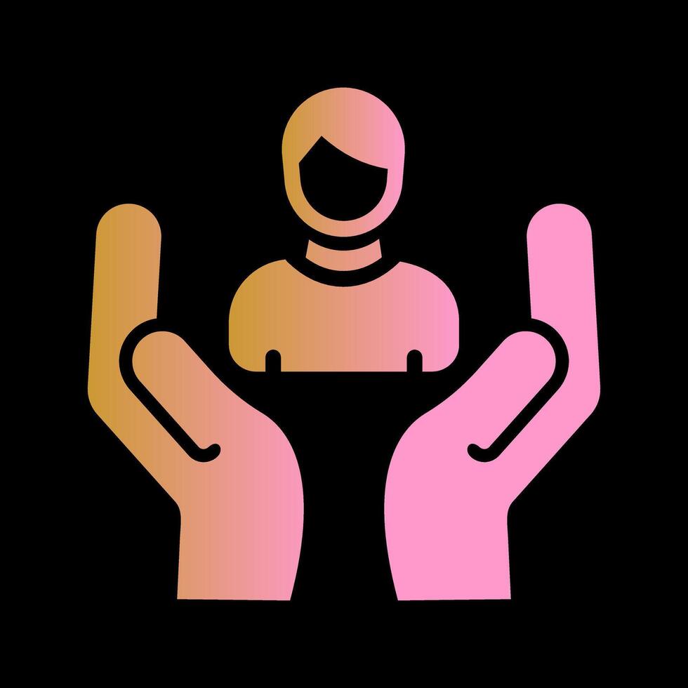 Employee Insurance Icon Design vector