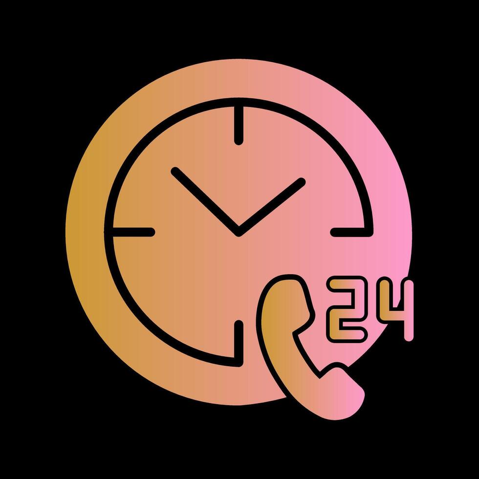 Phone Assistance Icon Design vector
